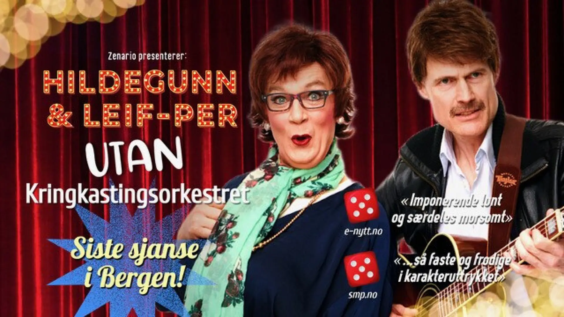 Link til Hildegunn og Leif-Per i Bergen - Hotellpakke med billetter