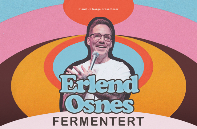 Promobilde for Erlend Osnes! Hotellpakke med billetter