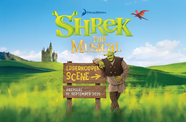 Promobilde for Shrek The Musical hotellpakke med billetter