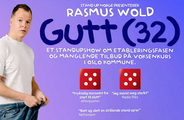 Promobilde for Rasmus Wold hotellpakke med billetter