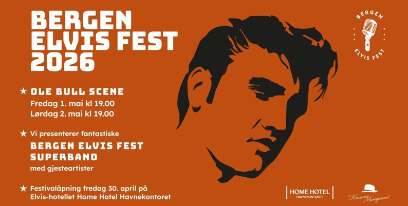 Link til Elvis Fest 2026! Hotellpakke med billetter!