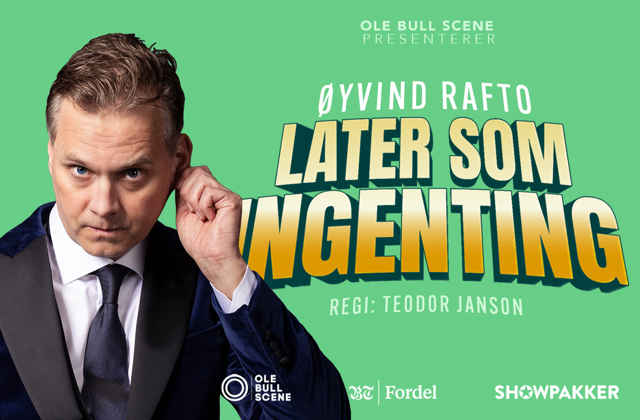Link til Øyvind Rafto - Later som ingenting! Hotellpakke med billetter