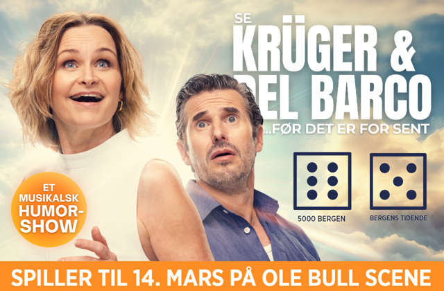 Link til Krüger & Del Barco - Hotellpakke med billetter!