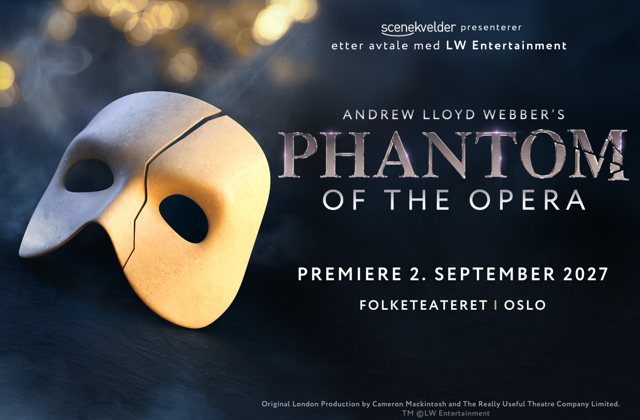 Link til Phantom of the Opera -  Hotellpakke med billetter